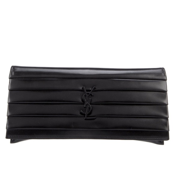 YVES SAINT LAURENT Smoking YSL Monogram Clutch Bag quilted - Picture 3 of 16
